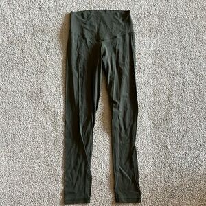 Offline by Aerie dark army green leggings,  7/8 length,  buttery soft!! Size M